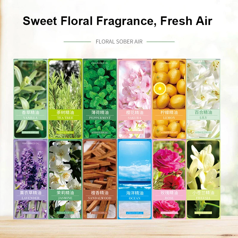 100% чистое натуральное эфирное масло ароматерапия диффузор Лавандовая Роза лимон