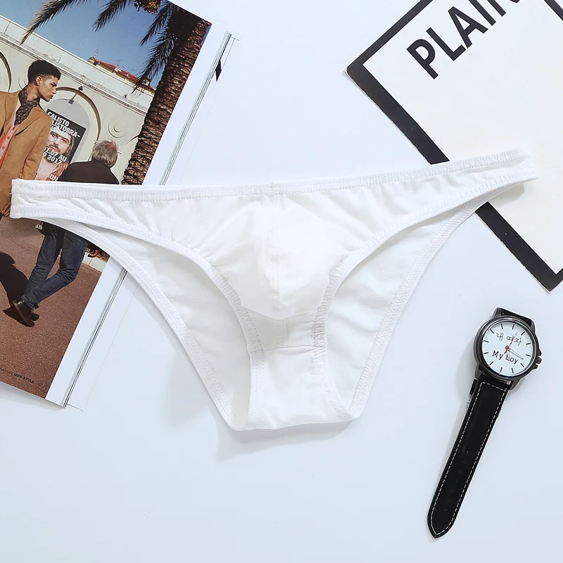 Хлопковые брифы мужское нижнее белье бикини Прямая поставка Мужские дышащие