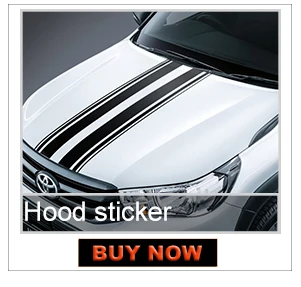 2 шт hilux боковые полосы Графический виниловый стикер для TOYOTA HILUX