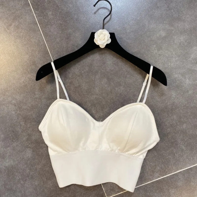 DEAT/Новинка 2022 года Летний модный Повседневный сексуальный жилет без задника с