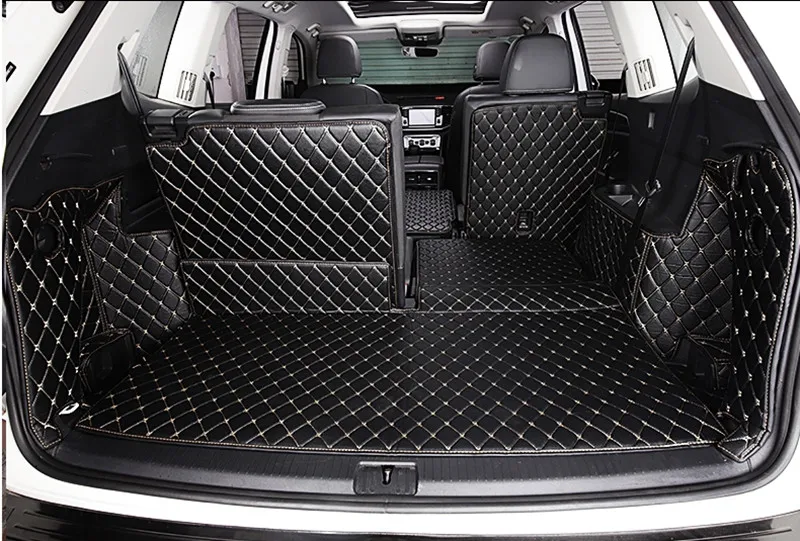 Лучшее качество! Специальные коврики для багажника автомобиля Volkswagen Tiguan Allspace 7