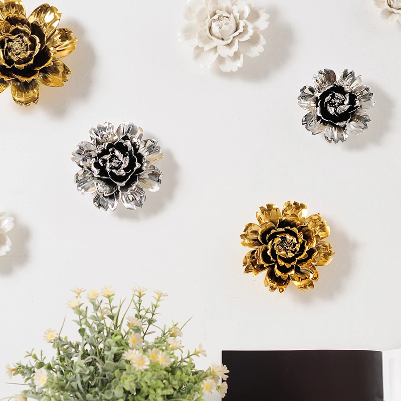 Европейский керамический цветочный орнамент настенная Фреска домашний гостиной