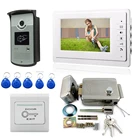 Проводной видеодомофон SmartYIBA, визуальный домофон, дверной звонок с 7-дюймовым монитором + уличная камера 1000TVL