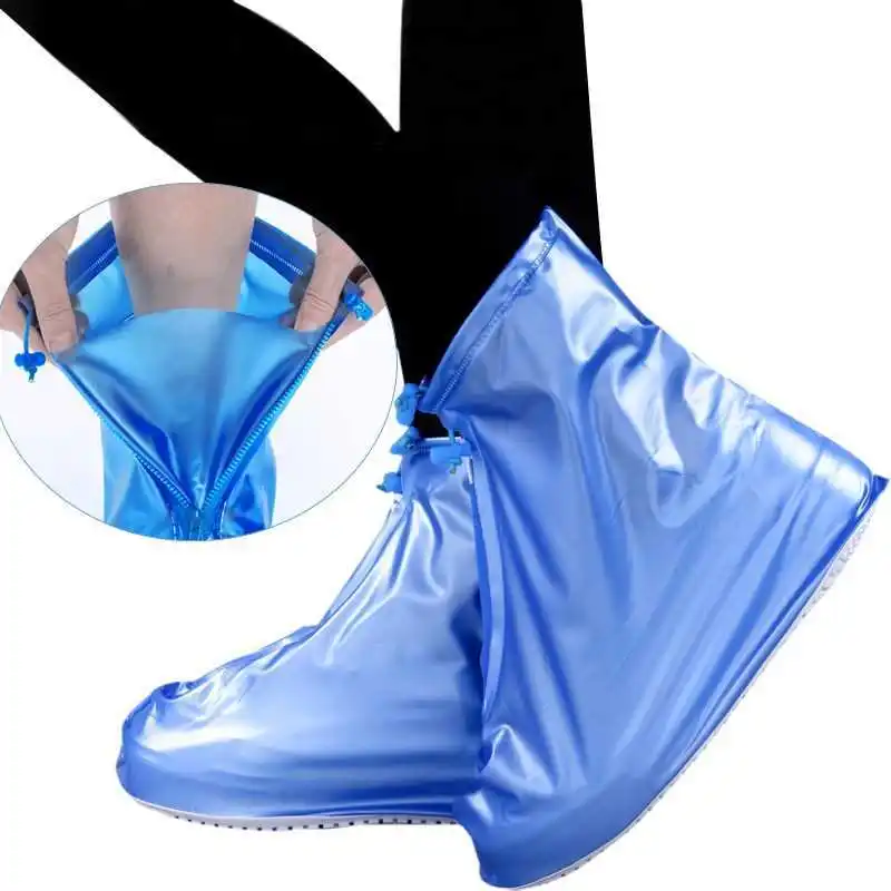 

Men Women's Reusable Rain Boot Cover Waterproof Non-slip Wear-resistant Thick Shoe Cover Rain Boot Cover for Outdoor Rainy Days
