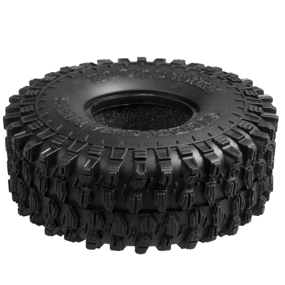 

YEAHRUN 120mm 1.9inch Rubber Rock Tyre Wheel Tires For 1/10 Axial SCX10 SCX10II 90046 D90 Traxxas TRX-4 RC Crawler Car