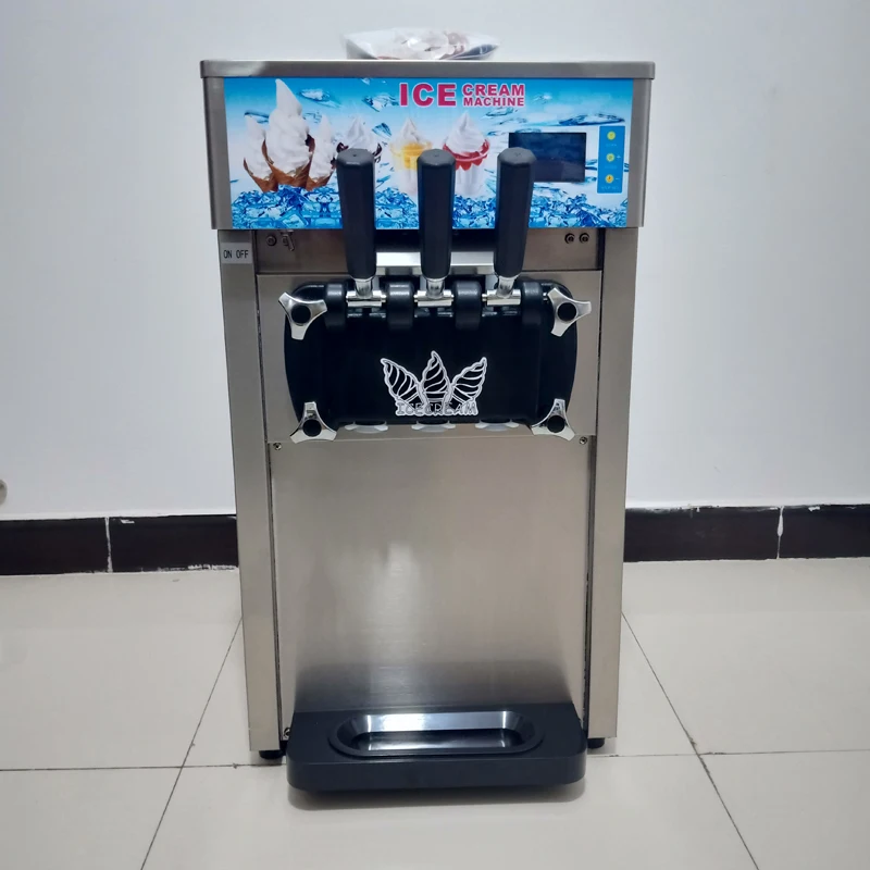 

Commercial Ice Cream Soft Machine Desktop Cheap Ice Cream Makers For Dessert Shop Ice Cream Machine