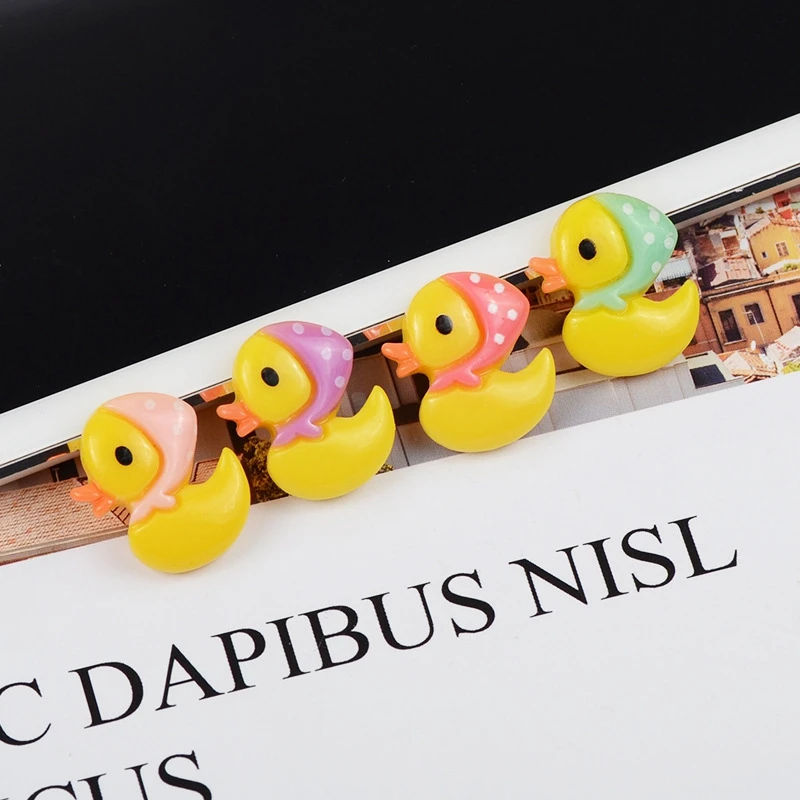 Мультяшный милый мини тюрбан аксессуары для утки добавки в слайдер поставки