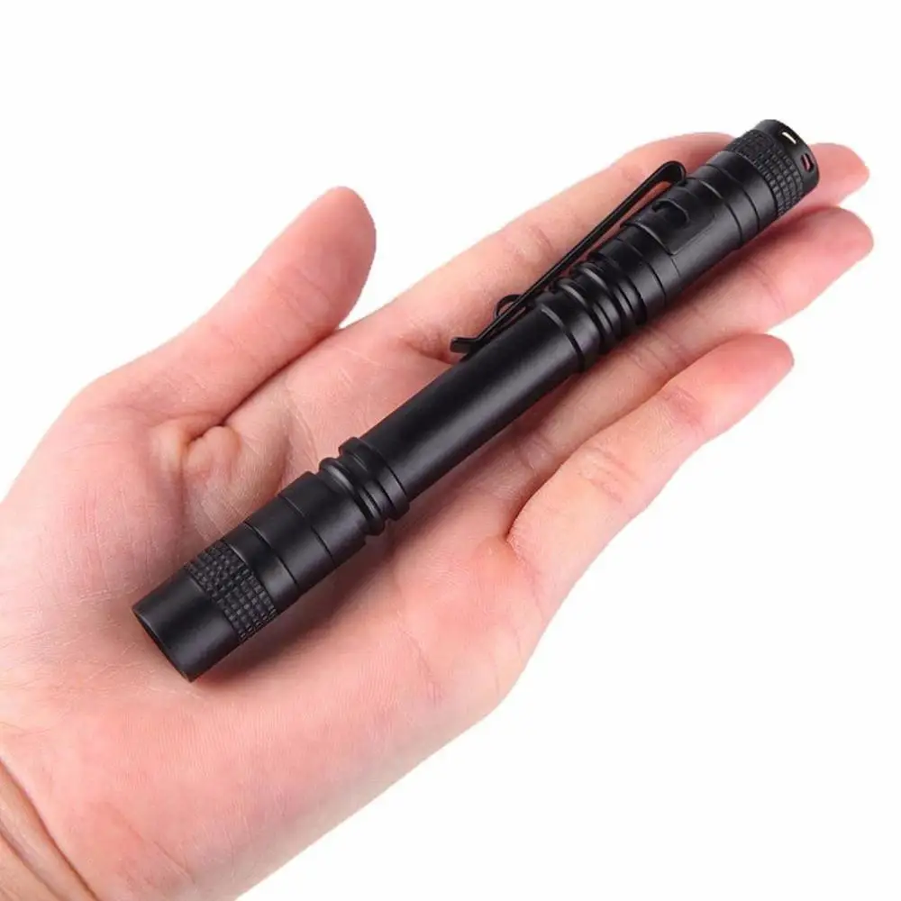 

Portable Mini Penlight Aluminum Alloy Q5 2000LM LED Flashlight Torch Waterproof Lantern AAA Battery Powerful LED For Hunting