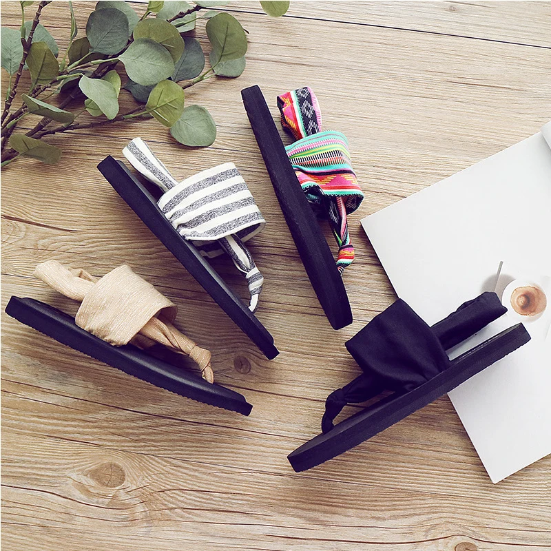 Женские сандалии 2020 летние римские на плоской подошве в Корейском стиле женские