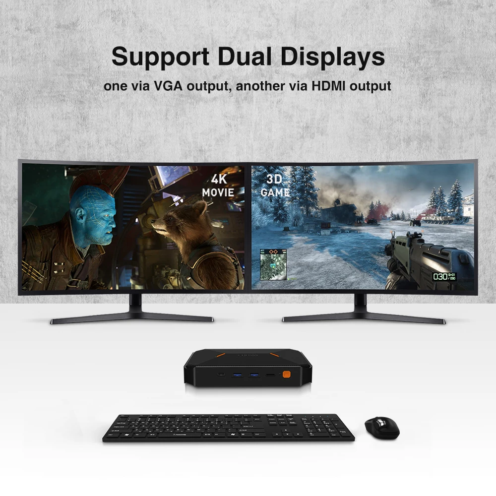 CHUWI HeroBox Intel N4100 4 ядра мини ПК 8 Гб Оперативная память 256GB SSD Windows 10 настольный