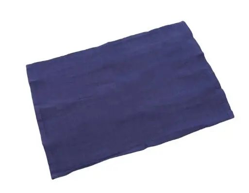 Royal blue 1х одноцветные вечерние салфетки из хлопка и льна, салфетки на стол для дня рождения, свадьбы, рождественской вечеринки, носовой платок из полиэстера - Цвет: Royal blue