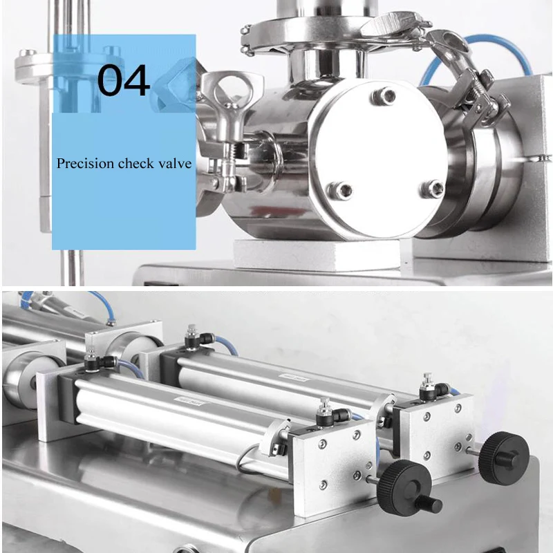 Полуавтоматическая машина для наполнения пасты с двойной головкой мазь