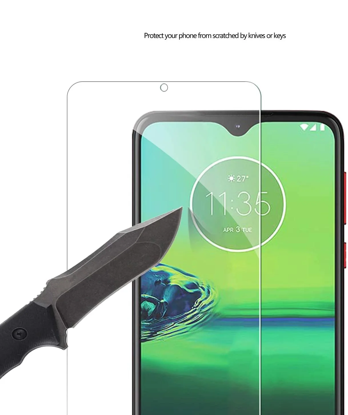 Закаленное стекло для Motorola Moto G8 Power Lite One Fusion Plus Защитная пленка экрана 2.5D 9H Play