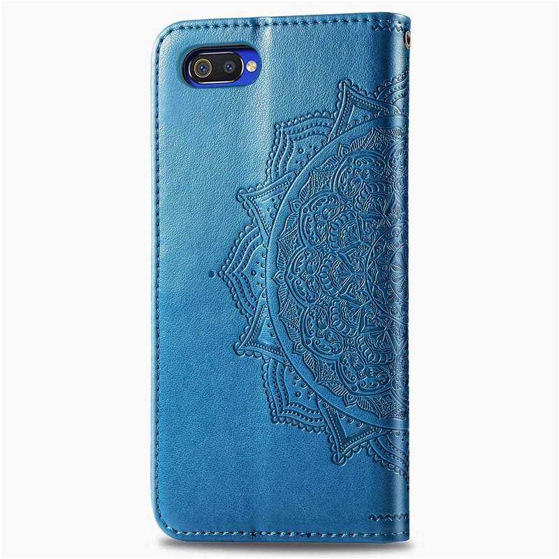 wallet case for oppo realme c2 case 6 1 floral leather cover for oppo realme c2 filp case for oppo realme c2 rmx1941 cover book free global shipping