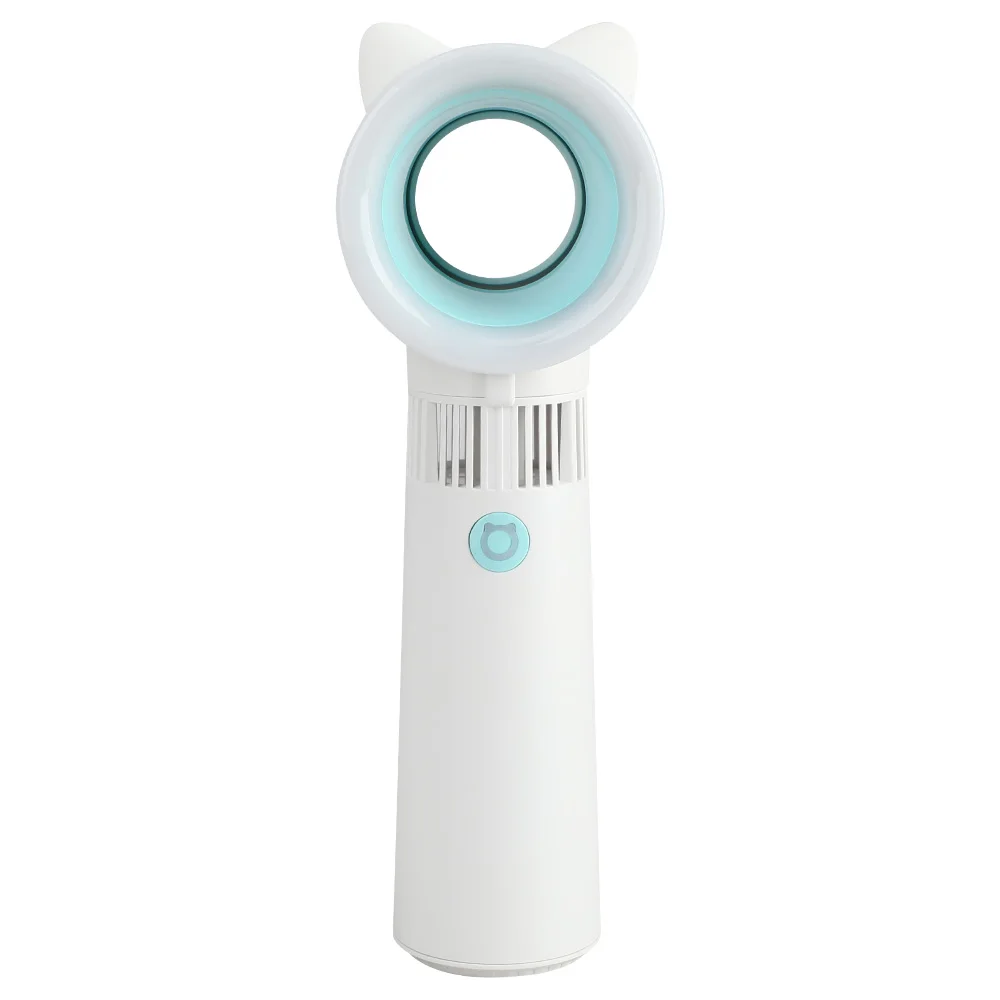 

Xiaomi youpin Handheld Bladeless Fan USB Rechargeable NO Leaf Mini Fans Hand Held Travel Cooling Air Cooler Fan Leafless