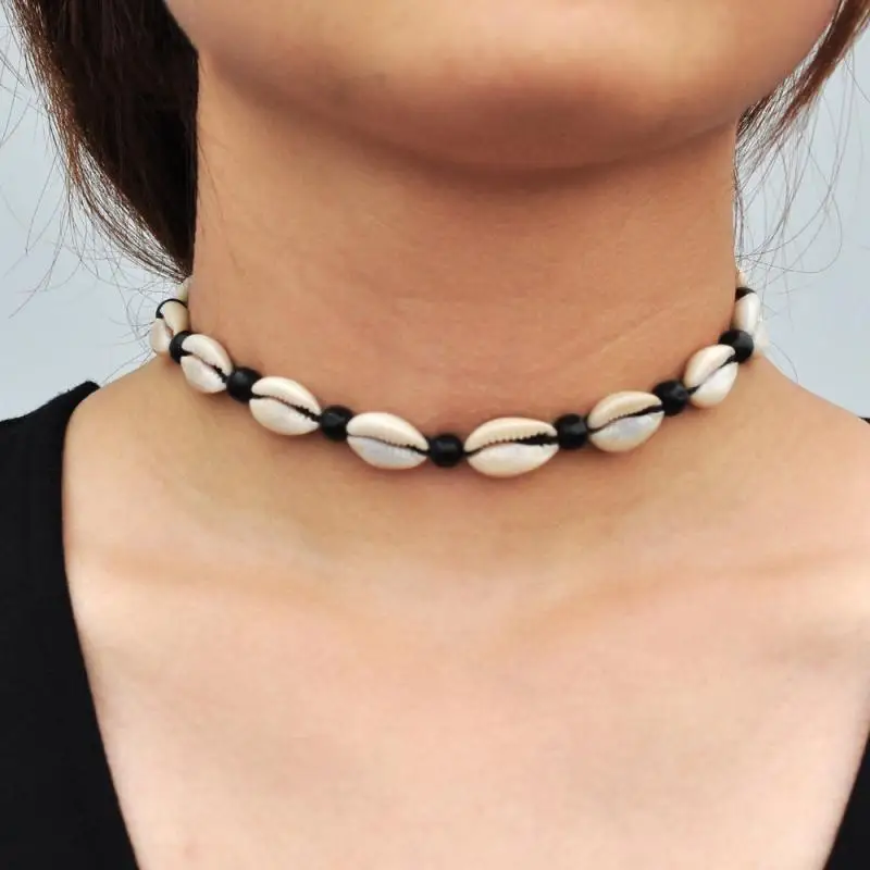Женское Ожерелье-чокер ожерелье-чокер из натуральной раковины в богемном стиле