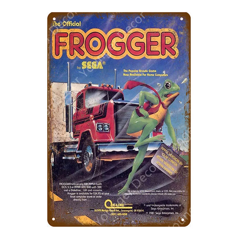 YD8091BI Кино, комикс, видео игра, Yoys Poster Play Gaming, металлические знаки, геймерская наклейка на стену для паба, бара, клуба, домашний декор, мультяшная доска, YI-162 - Цвет: YD8091BI
