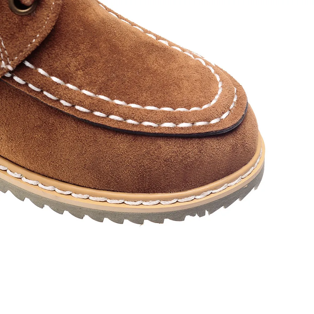 Женские ботильоны на высоком каблуке SAGACE кожаные ботинки шнуровке с плоской