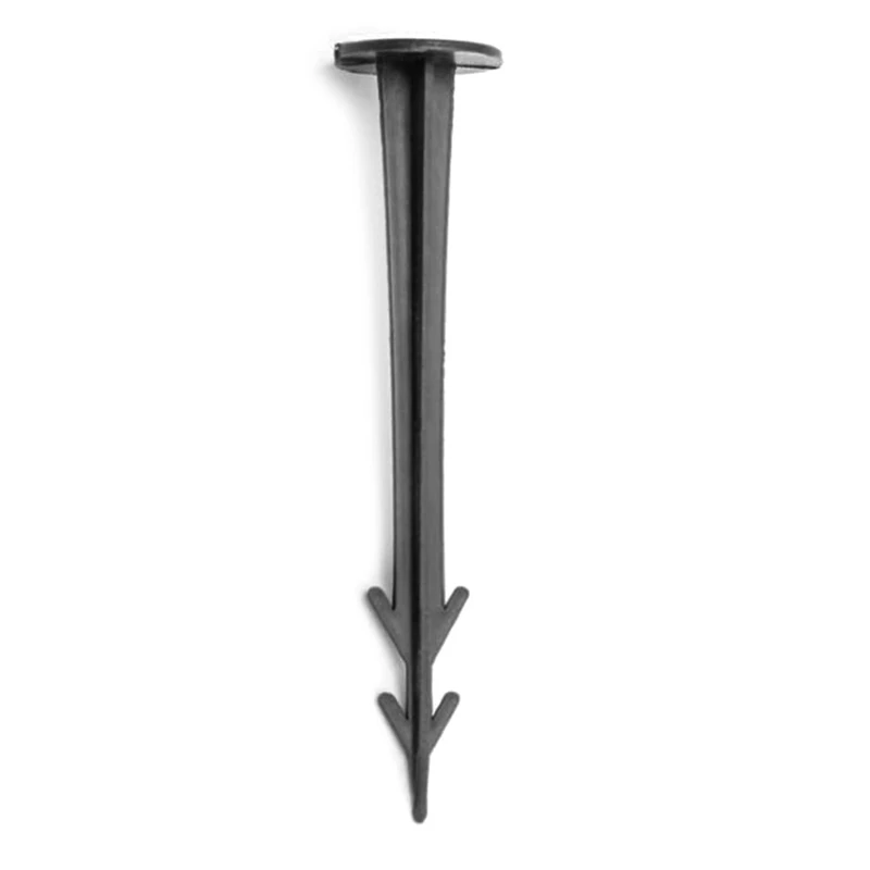 100Pcs Plastic Garden Cover Cloth Securing Stakes Spikes Lawn Pins Pegs Sod Staples Anchoring Turf Fixing Landscape | Строительство и