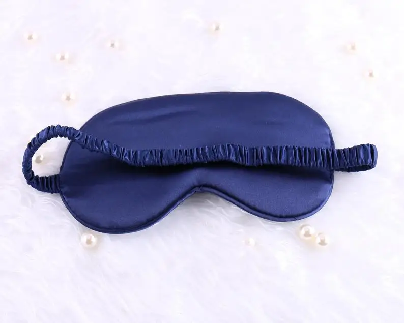 Персонализированный атласный глаз повязки на глаза для сна маска заказ текст