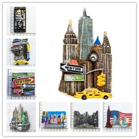 usa originality 3d streetscape fridge magnets tourism souvenir refrigerator magnetic sticker collection gift
