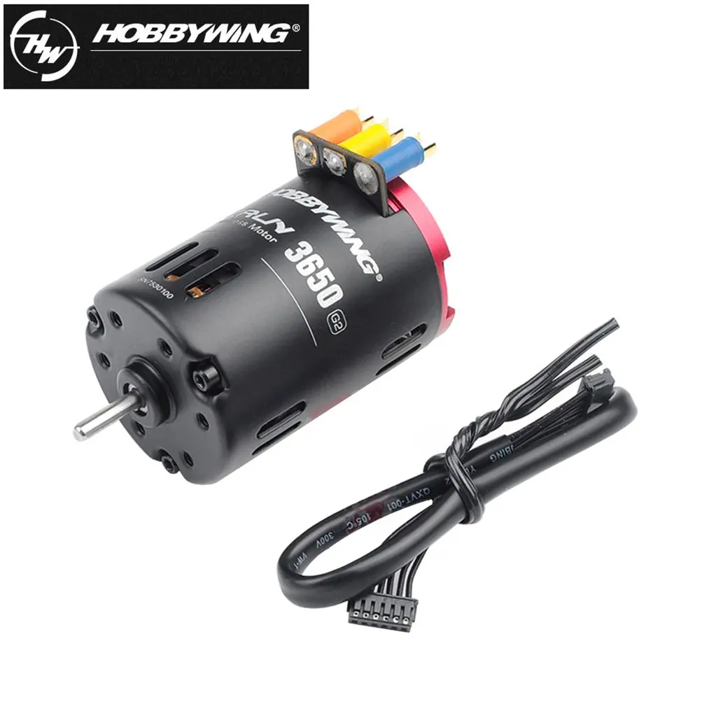 

New Hobbywing QuicRun 3650 G2 Sensored 6.5T/8.5T/10.5T/13.5T/17.5T/21.5T 2-3S 2 Pole Racing Brushless Motor For 1/10 1/12 Rc Car
