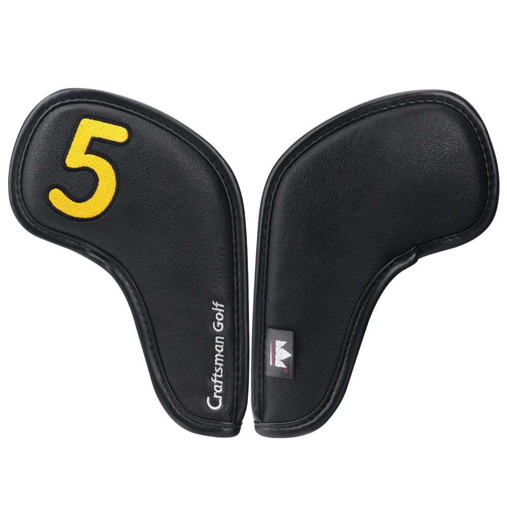 Металлические Чехлы для гольфа с ярлыком номером цвета радуги защита