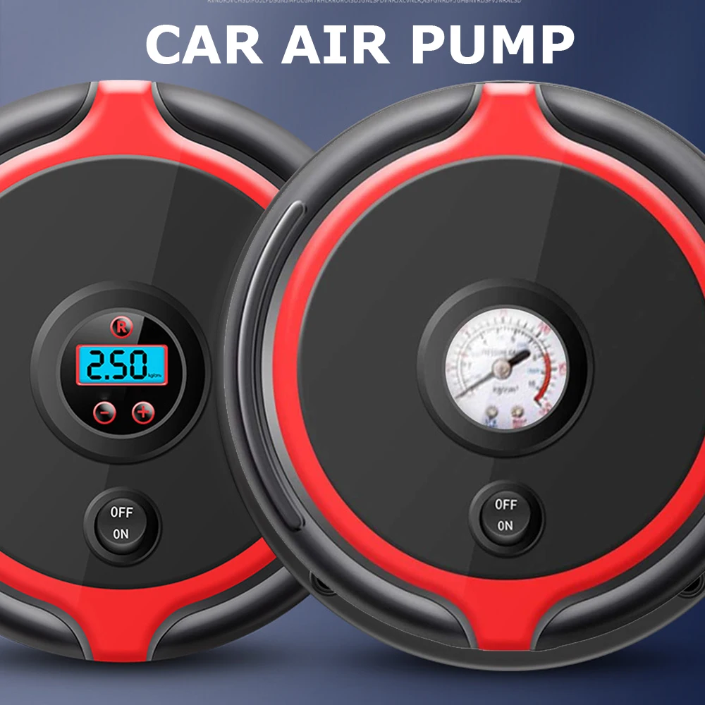 

Автомобильный Электрический воздушный насос, портативный беспроводной насос для накачивания шин, помпа для воздушного насоса, мотоцикла, в...