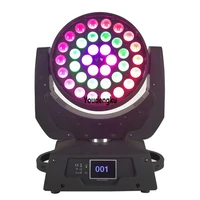 10pcs 36x18w rgbwauv 6 in 1 led zoom wash moving head lyres dyeing led moving head dye light with zoom dmx light