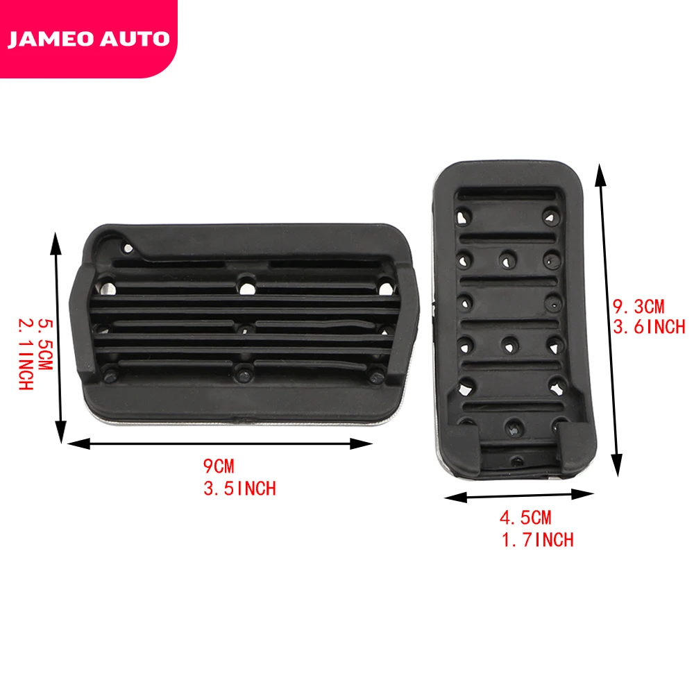 Jameo автомобильные педали акселератора топлива газа тормоза накладка