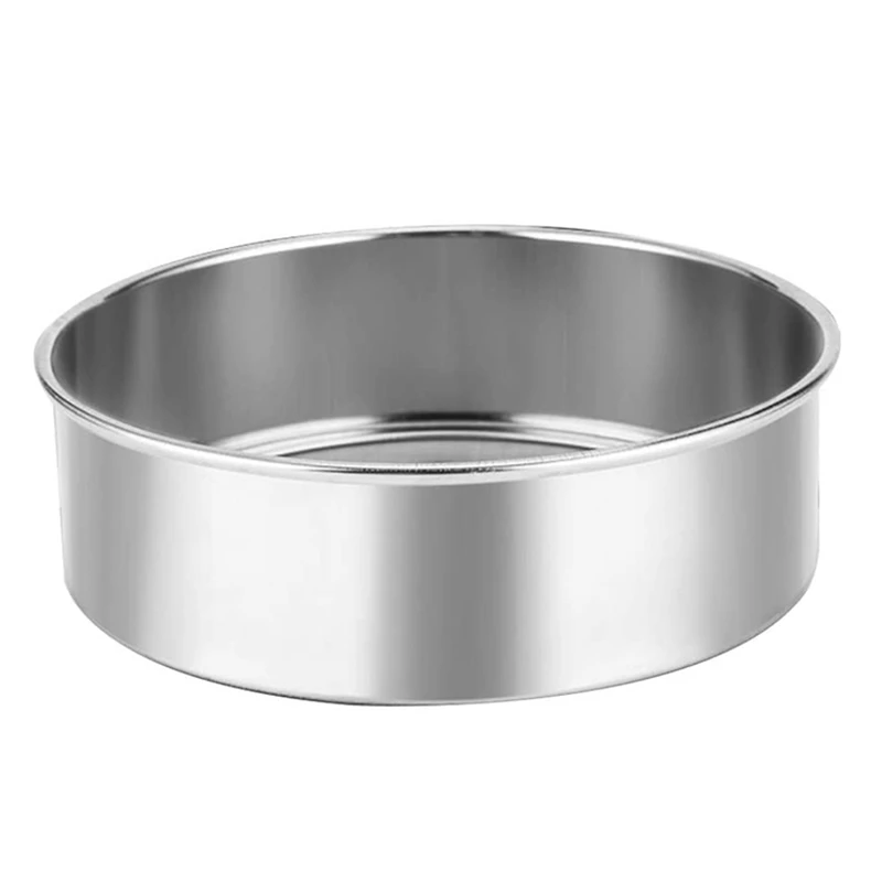 Сито для муки из нержавеющей стали Профессиональный инструмент выпечки сито 6