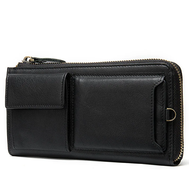 8969A3black MVA женские кошельки из натуральной кожи, женский удлиненный кошелек для женщин, кошелек для карт, тонкие женские кошельки, женский кошелек - Цвет: 8969A3black