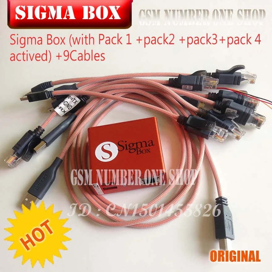 2020 Newest 100% Original Sigma box + pack1 2 3 4 / 9 Cable Pack 1 +Pack new update for huawei ..... | Мобильные телефоны и