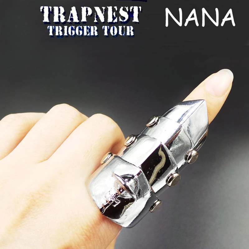 Аниме NANA Knuckle Finger модное изысканное кольцо из серебряного сплава карнавальные