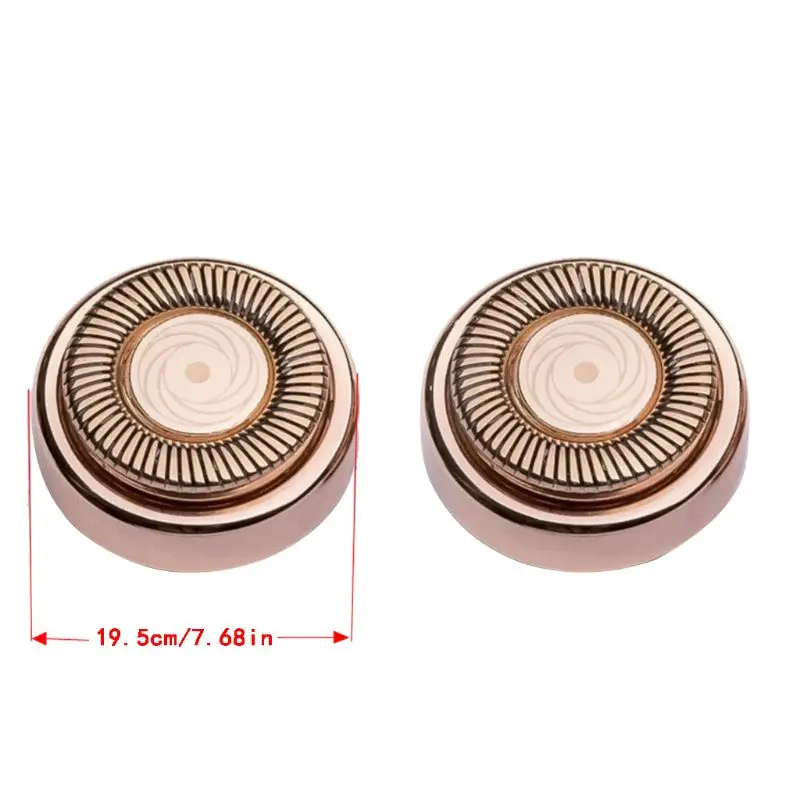 

808F Facial hair remover replacement head, rose gold gold-plated blade head cover for women's painless facial hair remover