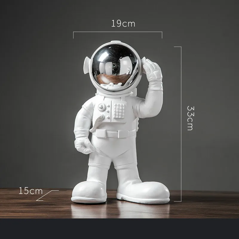 

Space American Bigfoot Astronaut Statue Creative Resin Character Sculpture Room Desktop Decor Ornament Home Decoration
