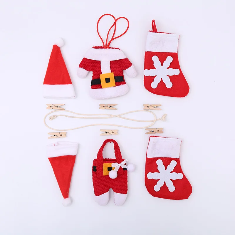 Рождественские украшения DIY настенные баннеры флажки Вымпел флаги гирлянда на