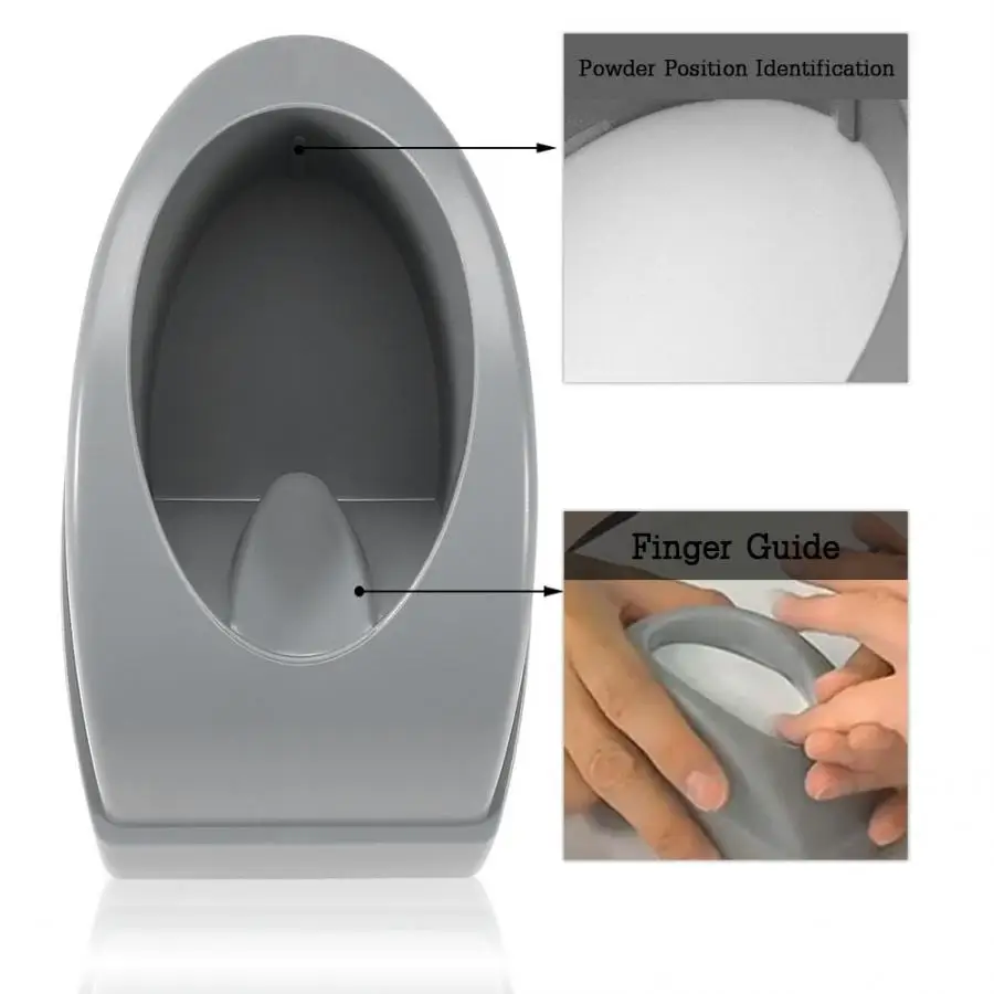 Французский Dip пигмент для ногтей порошок контейнер геля смайлик линия