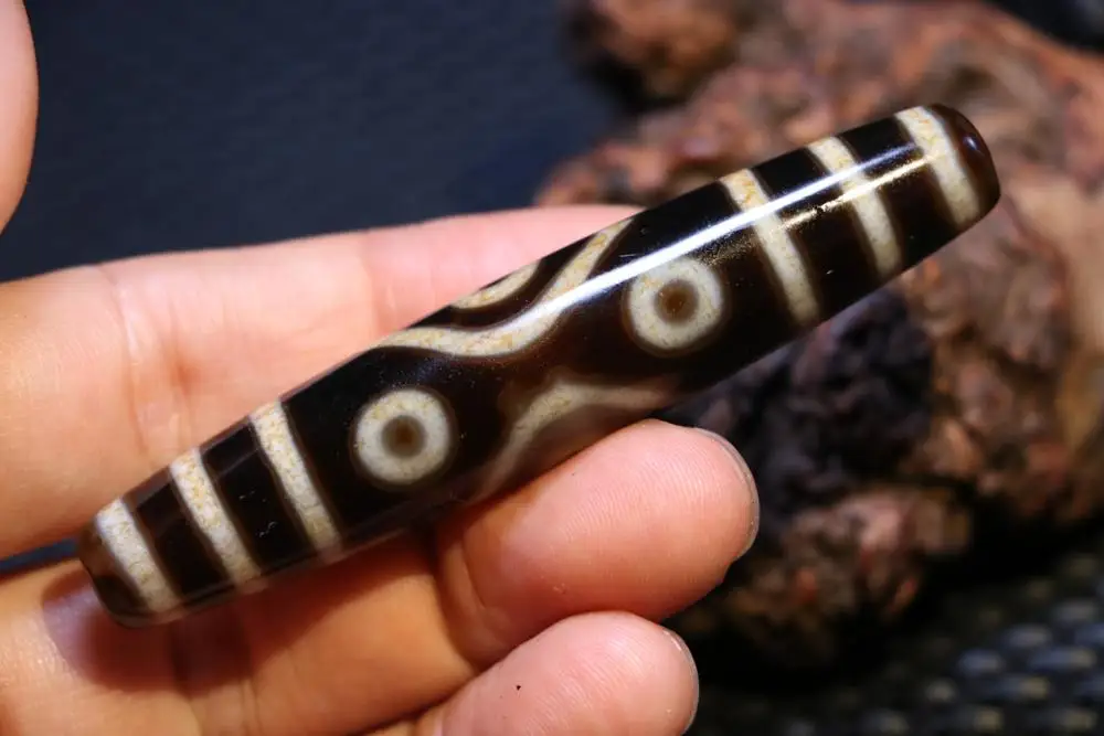 Талисман с большим сокровищем волшебная энергия тибетский старый агат тотем 6