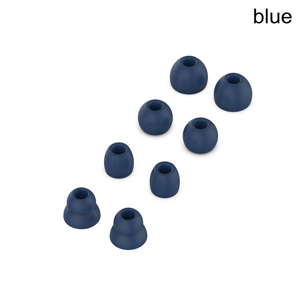 blue Новые модные 4 пары силиконовые наушники-капельки наушники-вкладыши Замена наушников мягкая крышка Крышка для Beats Powerbeats 3 для наушников - Цвет: blue