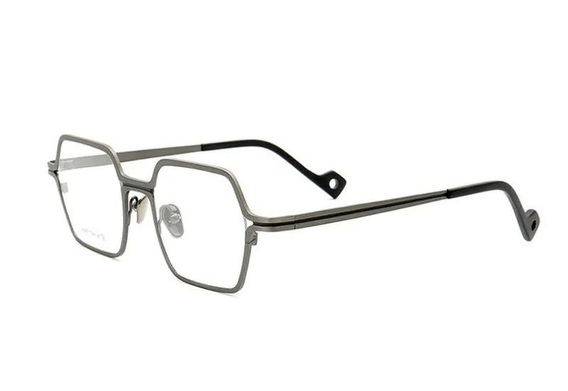 

Pure Titanium Glasses Frame Retro Unisex Full Rim Progressive Multi-focal Lens Optical Eyewear See Near Far Reading Eyeglasses
