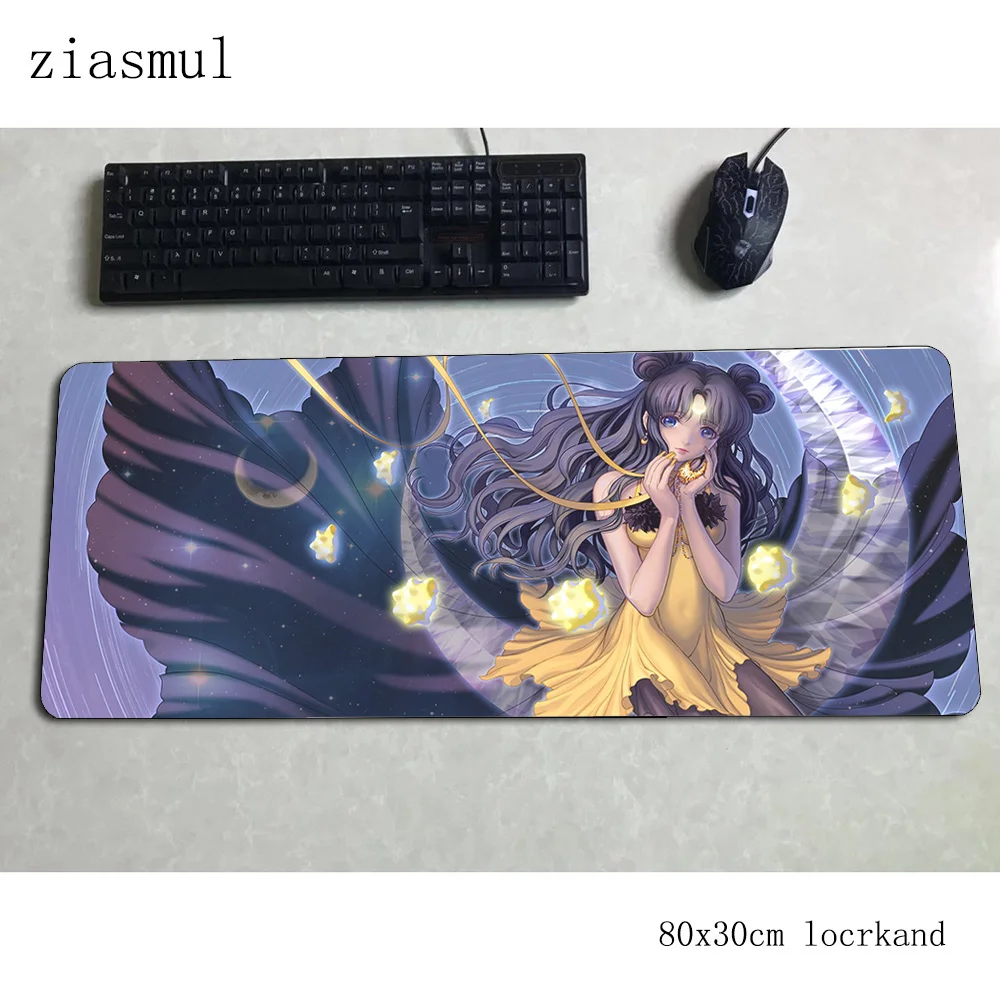 Sailor moon коврик для мыши геймер подставка для запястья 800x300x3 мм notbook коврик для мыши игровой коврик для мыши большой аниме-пэд коврик для мыши ПК настольный коврик для мыши
