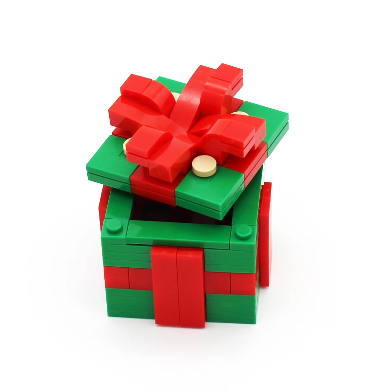 Exquisite Christmas Ring Jewelry Box New Style Building Block Brick Assembles MOC DIY Parts Creative Toys For Proposal Gift | Игрушки и