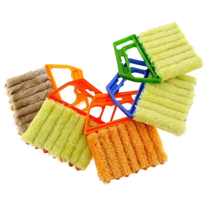 

Easy Clean 7 Brush Venetian Blind Cleaner Duster Slats Washable Fabric Cleaning