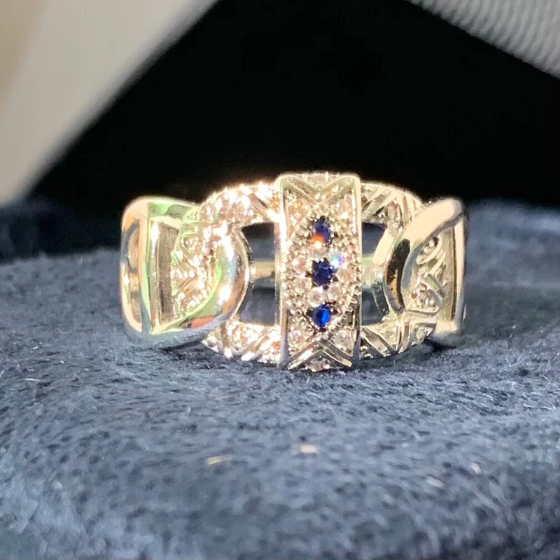 

Женское кольцо в ретро-стиле, из серебра 925 пробы