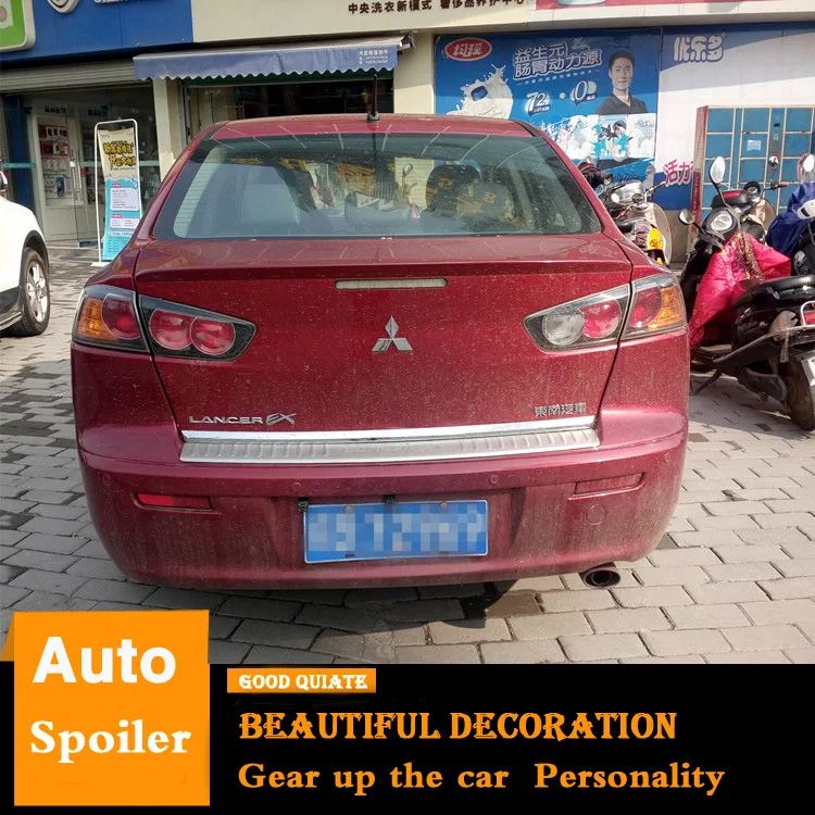 Для 2010-2015 Mitsubishi Lancer спойлер Sport 2014 ABS Материал заднее крыло автомобиля праймер