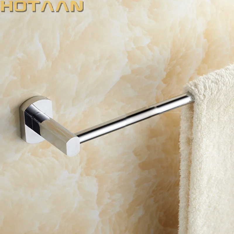 

Бесплатная доставка, одинарный держатель для полотенец/полотенец, сделано из твердой латуни, хромированная отделка, фурнитура для ванной к...