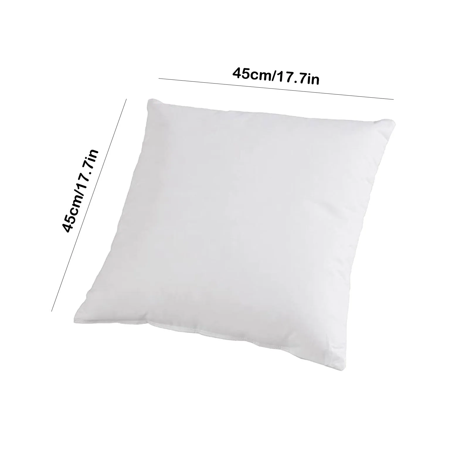 

Home Hotel Pillow Inner Filling Cotton-padded White Headboard Soft Comfortable Cushion Core Non-woven With Woolen Cloth Bedroom