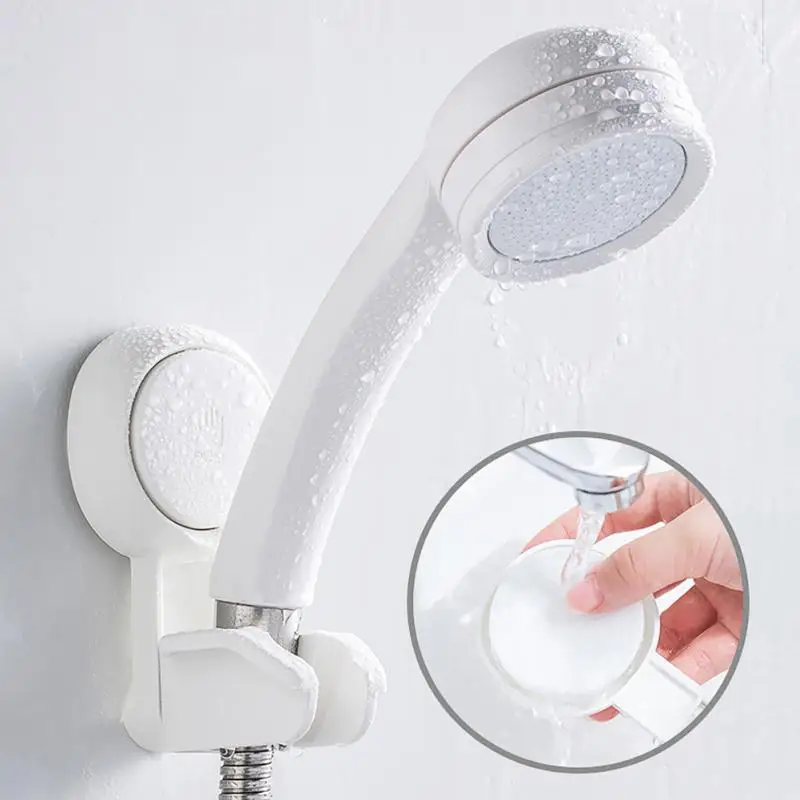 

Home Accessories Suction Cup Shower Rack Bathroom Shower Hardware Accessories Shower Bracket Removable Suction Cup Hook