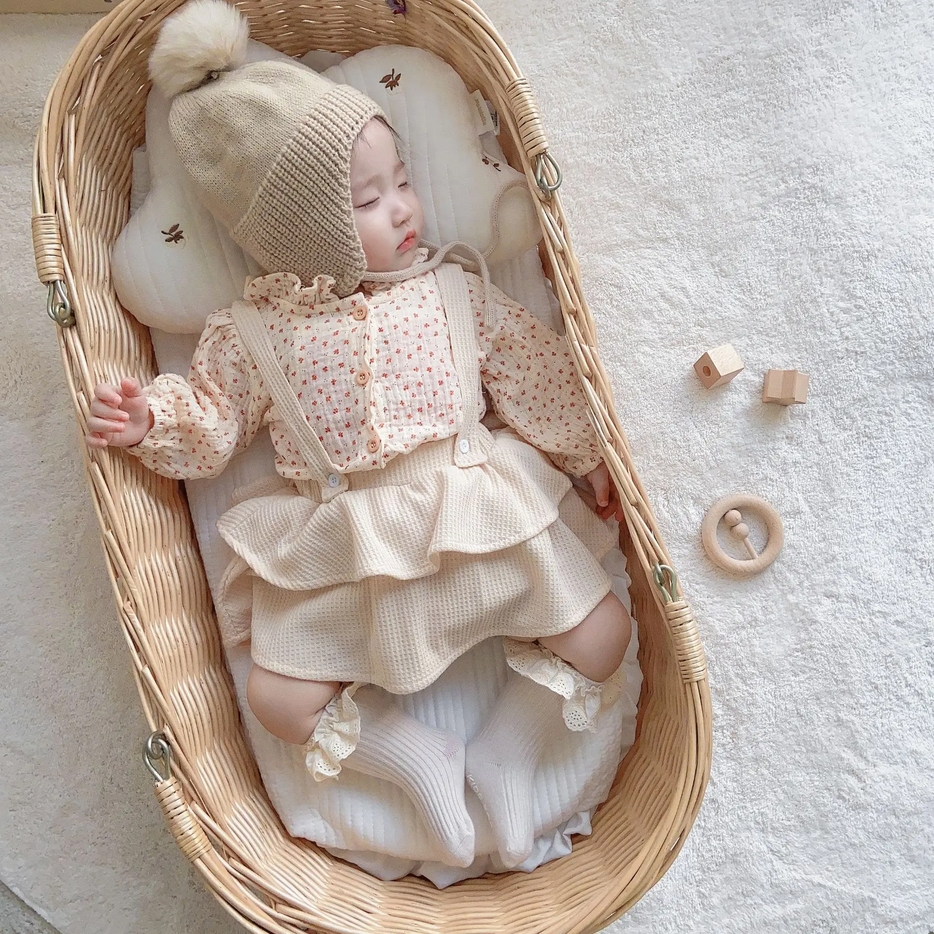 

Newborn Baby Girls Clothes Jumpsuits Spring Infant Girl Cotton Romper